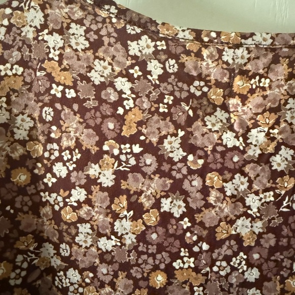 MIA JOY joyfolie Girls brown floral formal dress stretchy NWT - Picture 5 of 8